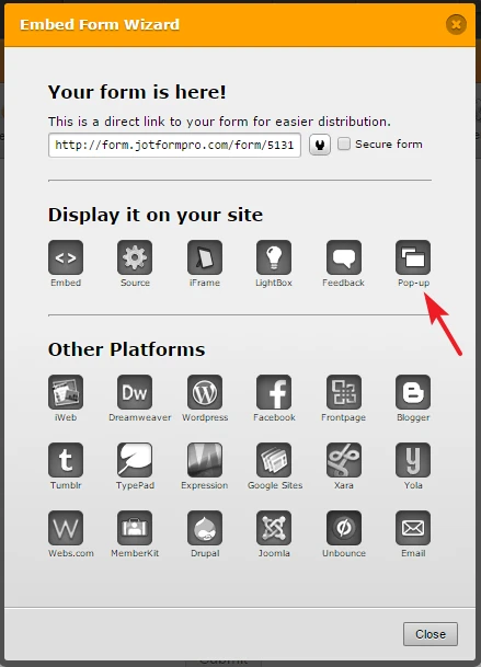 The label of popup appears at the extreme right, left or top center of the browser window Image 1 Screenshot 20