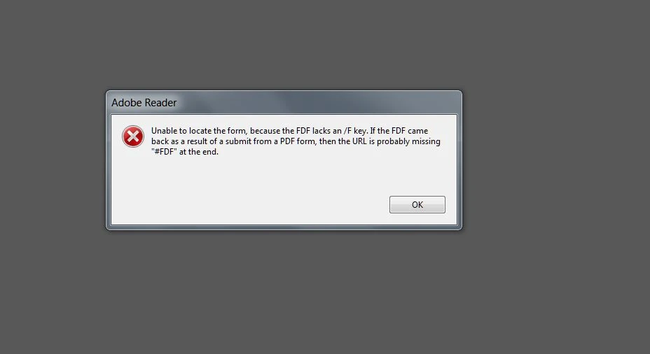 PDF form submit error Image 1 Screenshot 20