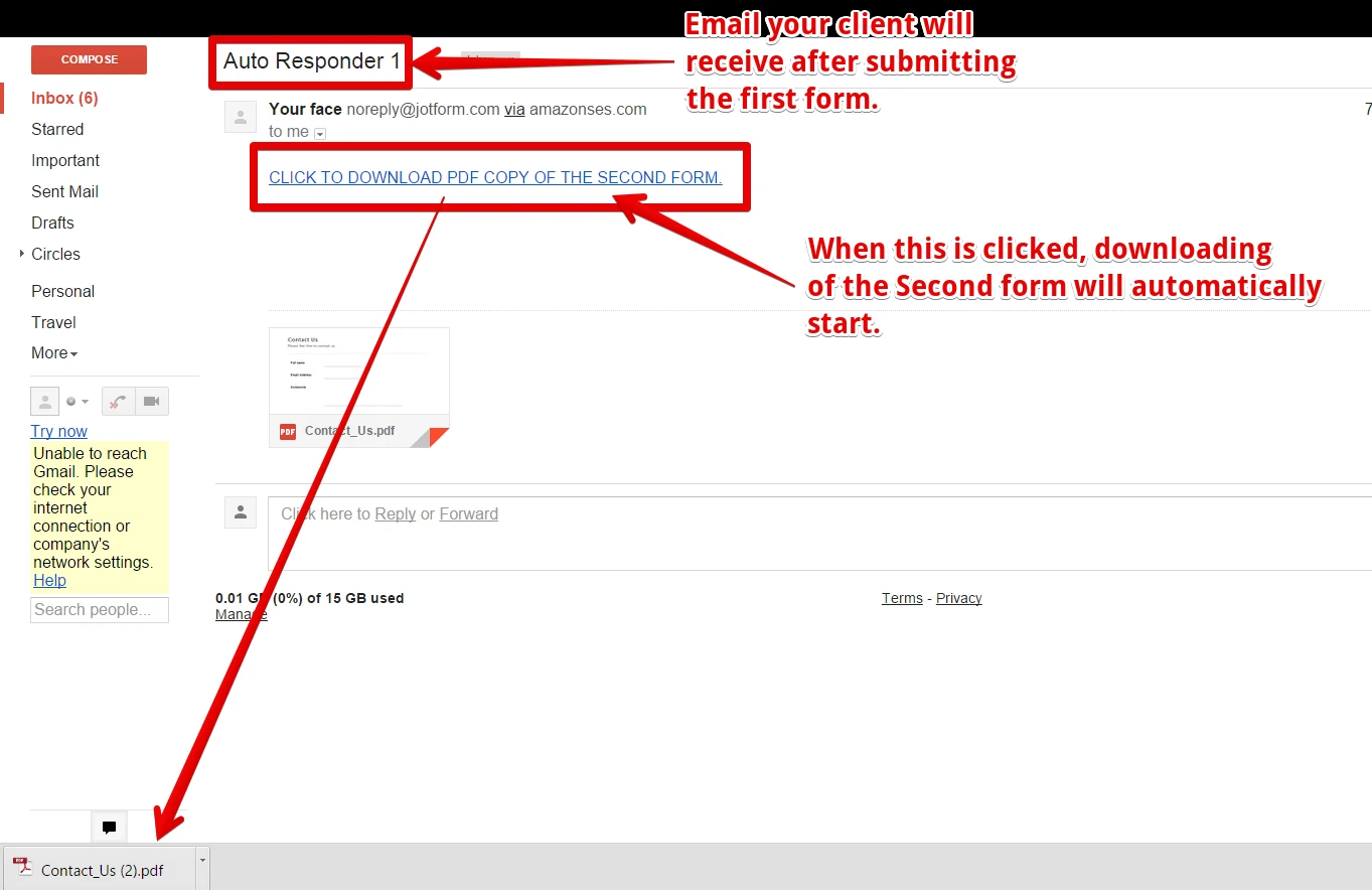 How to have option to send the Fillable PDF Form automatically Image 5 Screenshot 1610