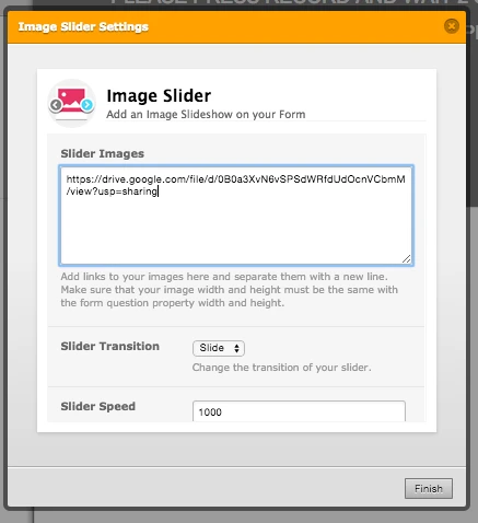 Google Drive links for images are not working in Image Slider widget  Image 1 Screenshot 20