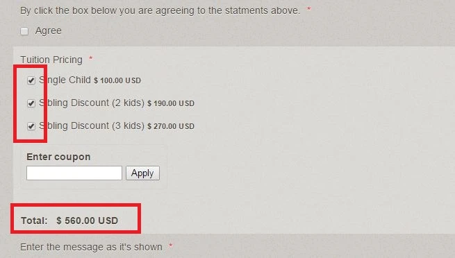 Trouble with coupon codes in Payment form Image 2 Screenshot 41