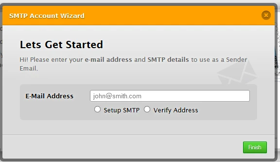 Where and what is the SMTP account wizard Image 2 Screenshot 41