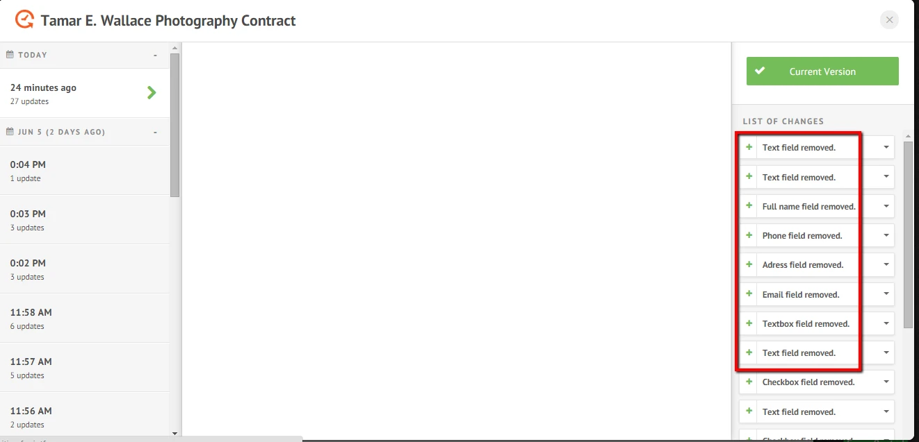 My form is entirely blank! Please help! Image 1 Screenshot 20