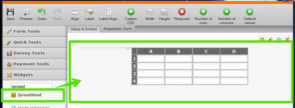 Are you able to copy and paste from an excel spreadsheet into the form with the same format? Image 1 Screenshot 20
