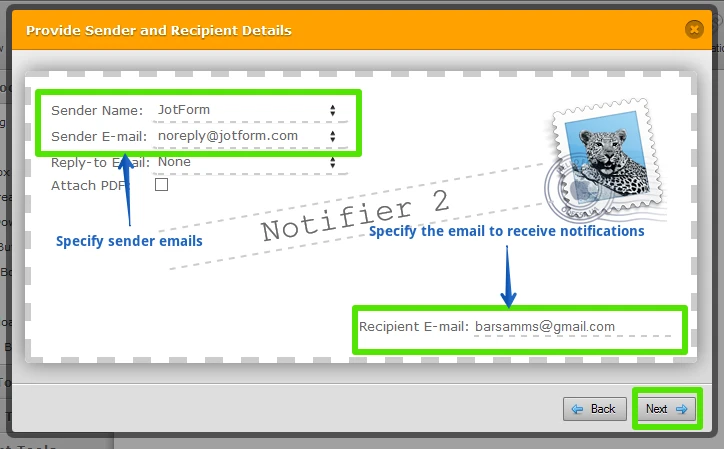 Enabling email alerts for all forms Image 3 Screenshot 72