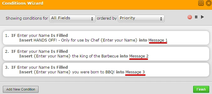 Using the value entered in one field into the Radio button options Image 1 Screenshot 20