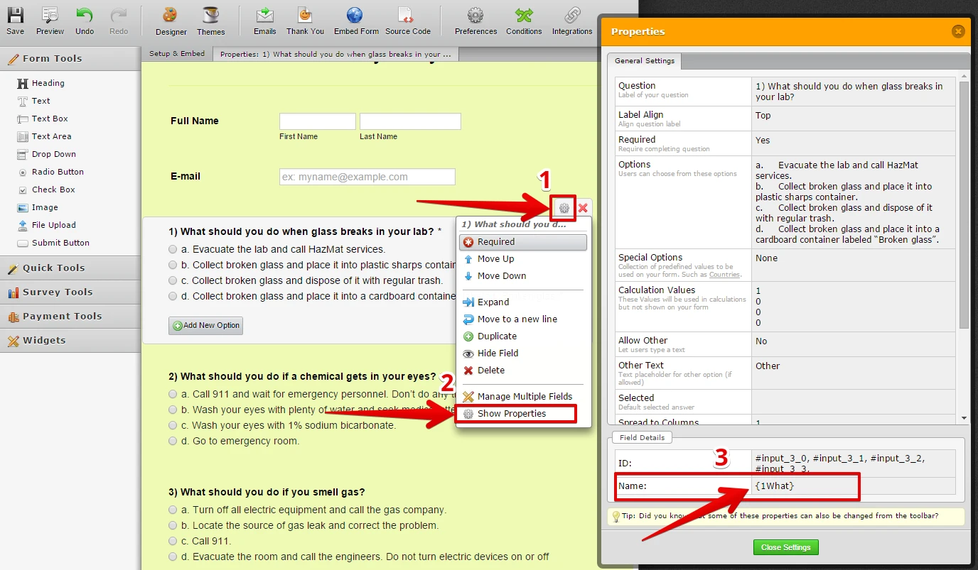 How to create a quiz form that will show result after form is submitted Image 1 Screenshot 40