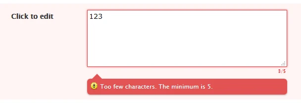 How can I set the minimum number of characters on text form? Image 1 Screenshot 20