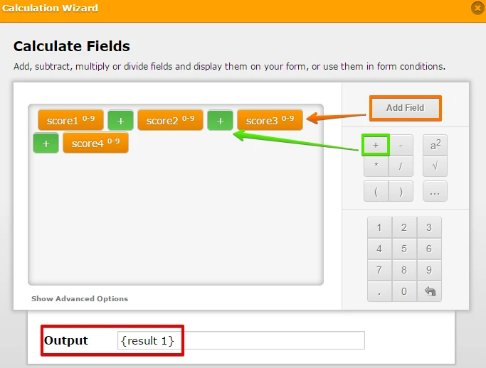 Can I write calculations into my form?  I want to add fields from multiple text boxes throughout the form Image 2 Screenshot 51