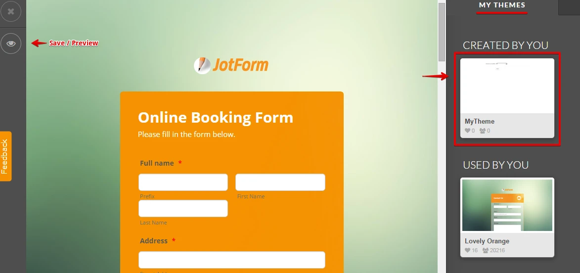 How can we get the form to look as it was with the original theme   without any modifications? Image 4 Screenshot 83