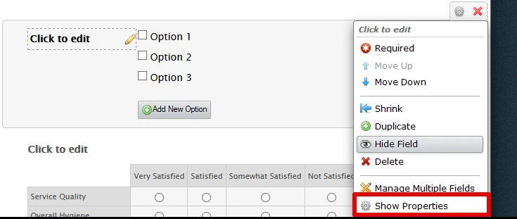 does the check box field have a check all apply feature, or can only one be checked? Image 1 Screenshot 30