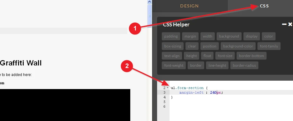 Customized CSS for Vertical Form Tabs Image 2 Screenshot 41