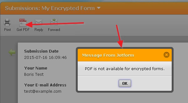 using encryption on form Image 1 Screenshot 20