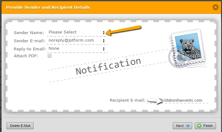 I can not get my contact form, embedded on my website, to send info to my email address Screenshot 30