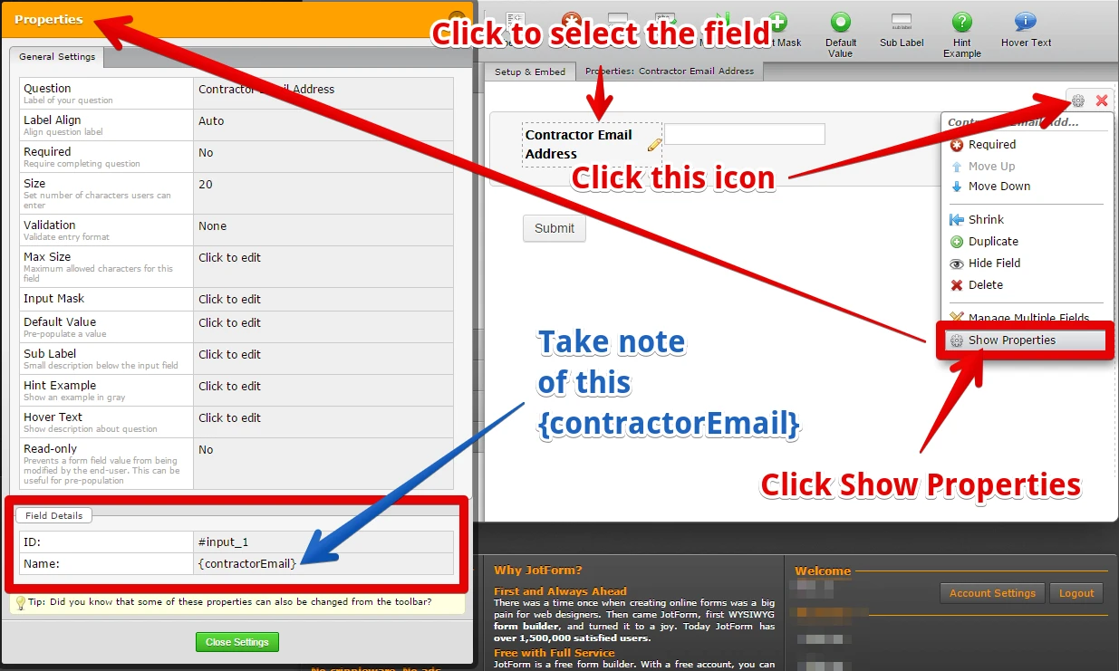 How to send email notification to email address entered on a field? Image 2 Screenshot 71