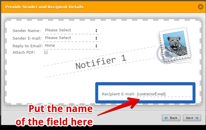 How to send email notification to email address entered on a field? Image 5 Screenshot 104