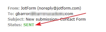 I am not receiving emails when forms are completed online Screenshot 20