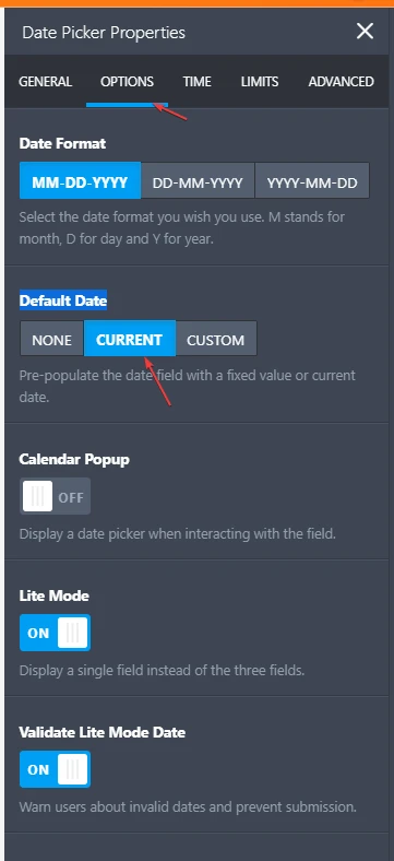 How can I automatically insert Todays Date into a form. Image 21