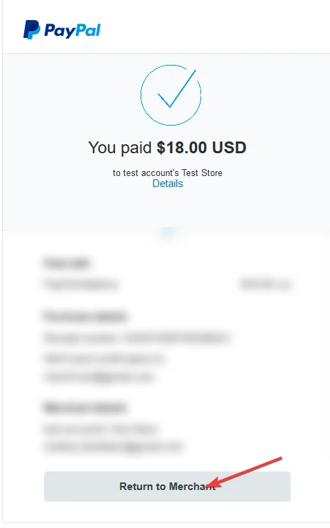 Not getting Thank You Page after completing the payment Image 10