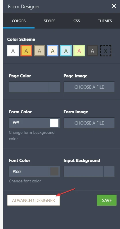 How do I access the Advanced Design Editor now? I cant seem to find it   it only has very simple them settings... Image 21