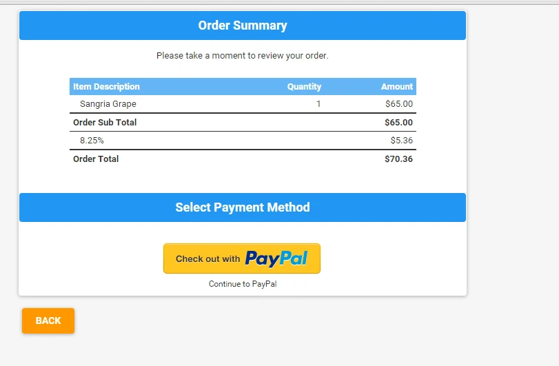 How to have Paypal Payment using my existing Order Form Image 1 Screenshot 20