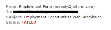 None of my forms will send email notifications to two specific email adresses Image 2 Screenshot 41