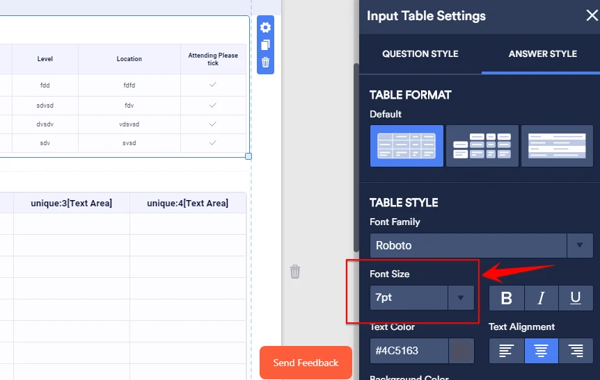 still formating problems in new version of input table in pdf editor Image 21