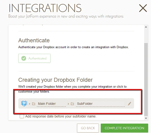 Dropbox Integration Variables Image 1 Screenshot 20