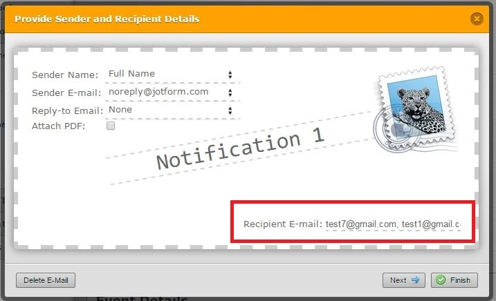 How to remove recipient email from email notification? Image 3 Screenshot 62
