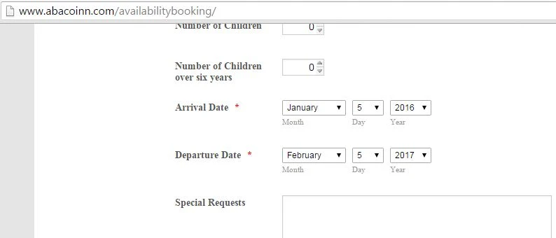 Users are not able to select dates from 2016 Image 1 Screenshot 20