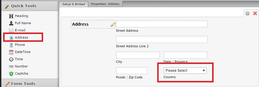 If I want the user to select the country while selecting the widget then what would I have to do? Image 2 Screenshot 41