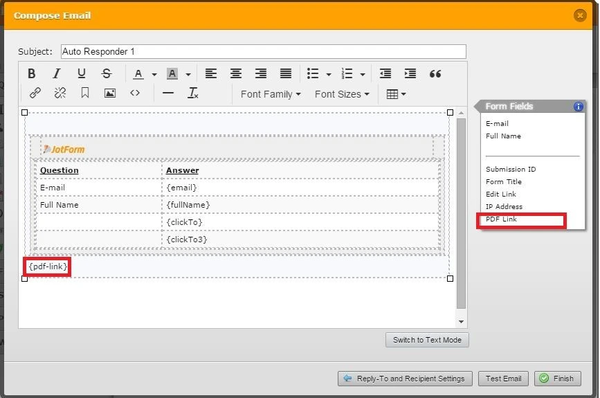 How to attach pdf to email autorepsonder? Image 1 Screenshot 20