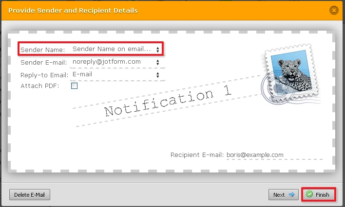 Change Notification email from field to form name  Image 4 Screenshot 83