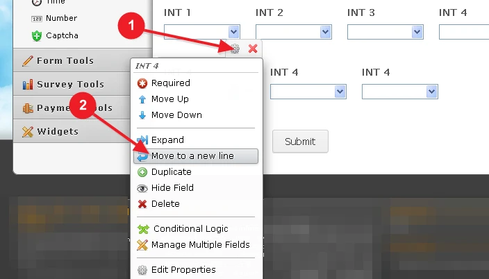 How to place form fields next to each other? Image 2 Screenshot 51