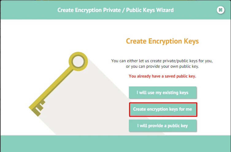 How can I re download my private key? Image 2 Screenshot 41