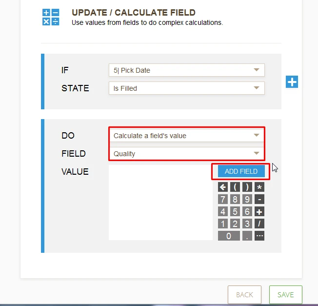 Cannot access same calculation options on new Condition Wizard Image 1 Screenshot 50