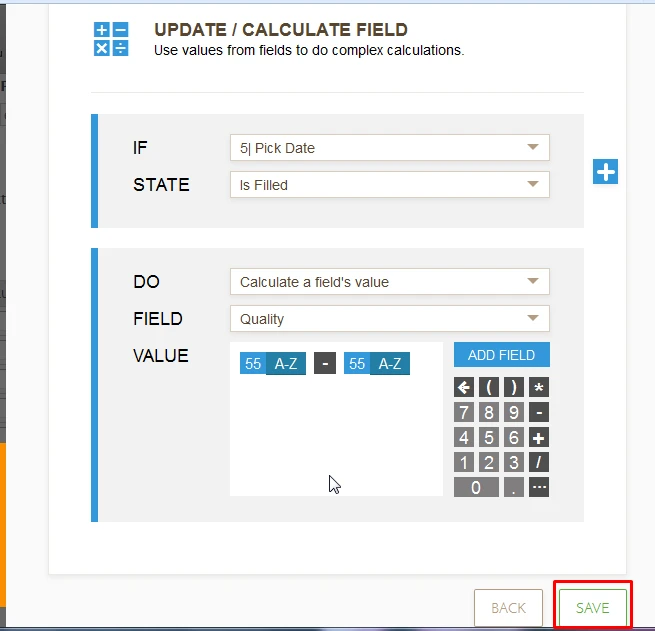 Cannot access same calculation options on new Condition Wizard Image 3 Screenshot 72