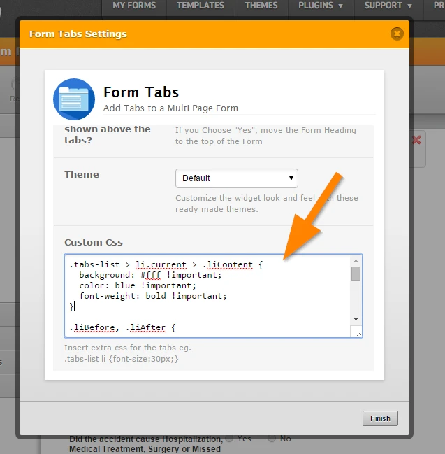 Design form tabs widget Image 1 Screenshot 20
