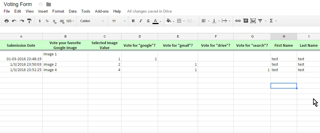 How do I create a voting style form Image 9 Screenshot 188