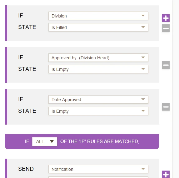How to set up a Work Flow type form? Image 1 Screenshot 30