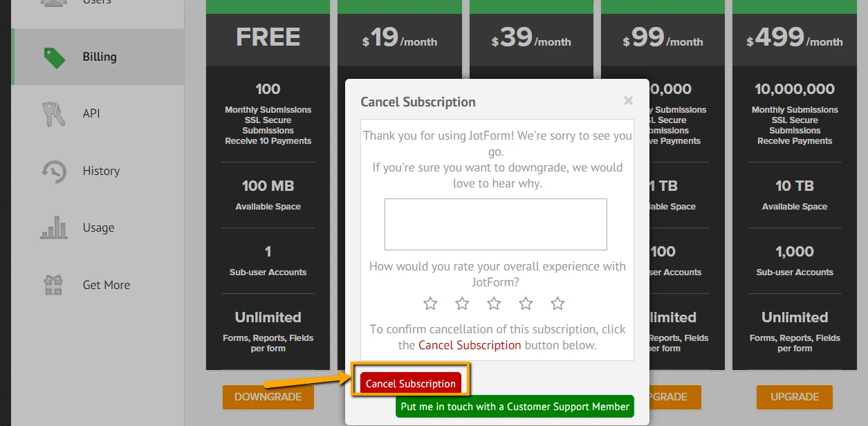 Canceling the subscription Image 2 Screenshot 41