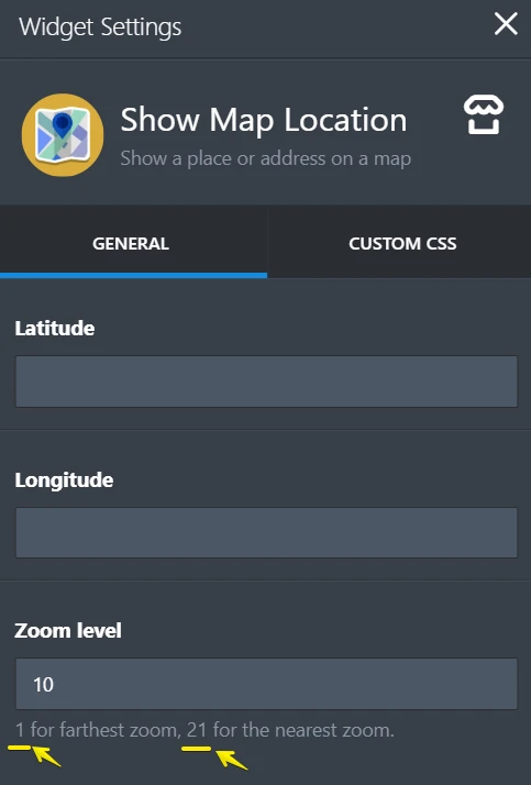 Jotform Geolocation widget default zoom level changing Image 10