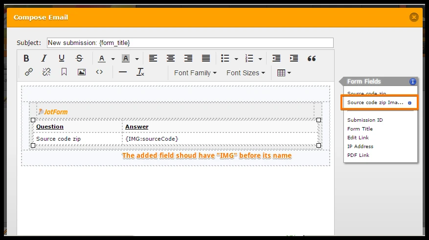 Embed Uploaded Images into PDF Returns or Email Image 1 Screenshot 20