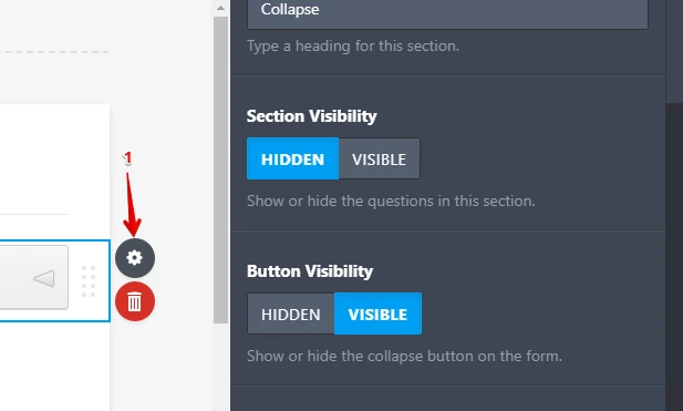 How to have the collapse tool closed by default?  Image 10