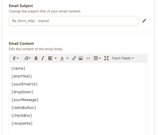 How to  hide empty fields and customize the email template?  Image 10