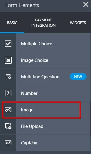 How to add an static image to the image choice field? Image 10