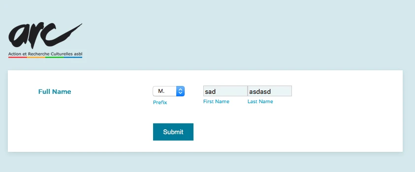 How to have prefix, first and last name fields in single line? Image 1 Screenshot 20