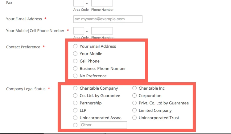 Is there a scrolling function for forms embedded in a website? Image 1 Screenshot 20