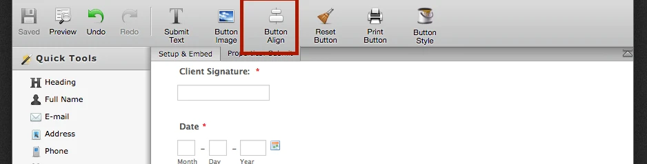 Submit button is mis aligned  Image 1 Screenshot 20