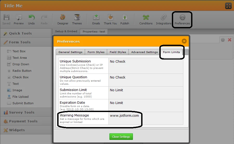 Customized Closed Form Message  Image 1 Screenshot 20